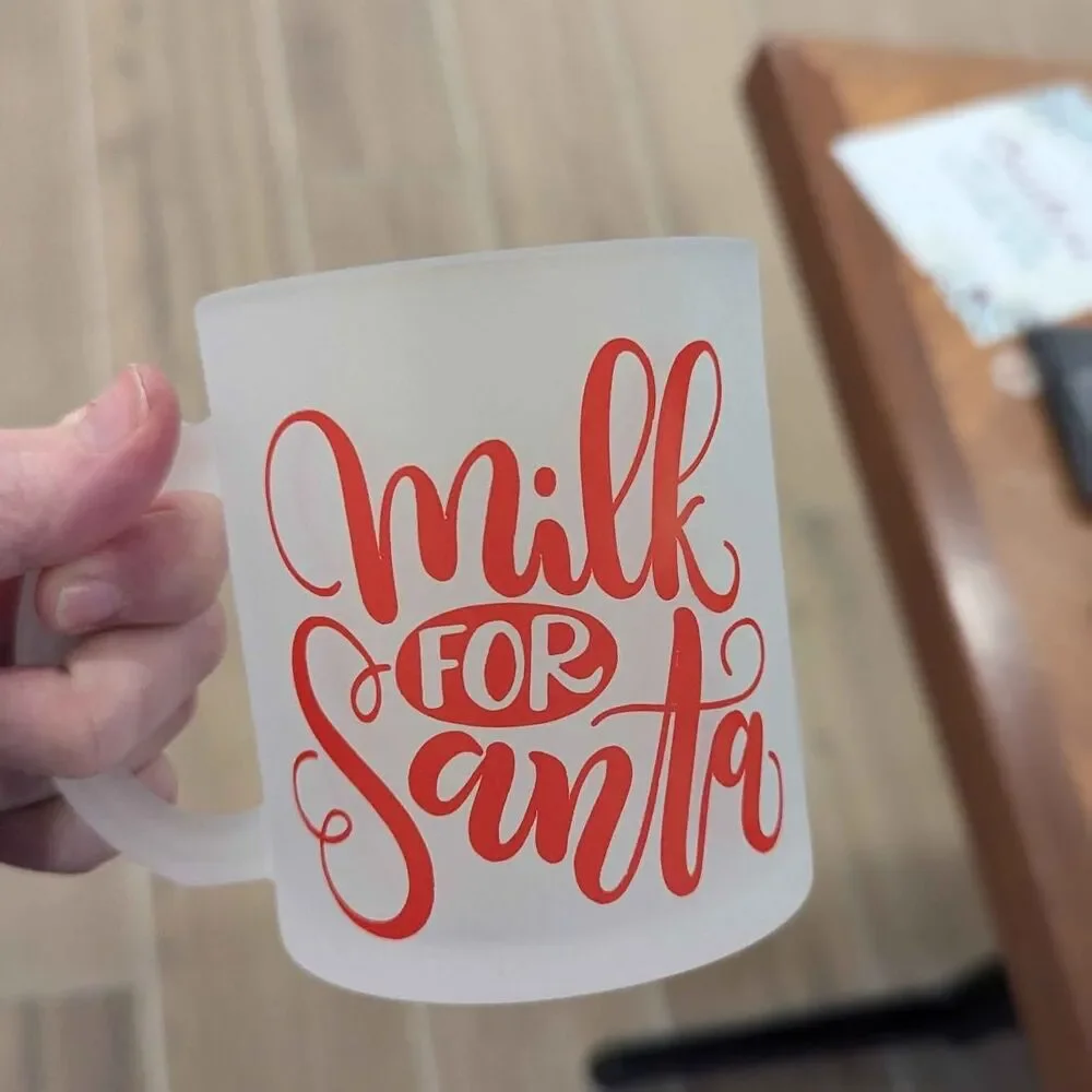 Handmade Milk for Santa Mug